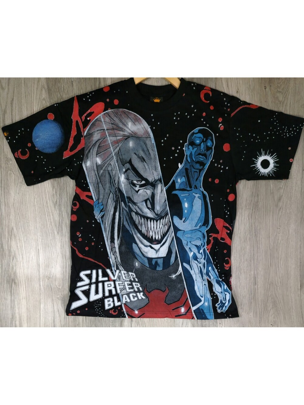 Marvel Silver Surfer Black AOP Big Print Modern Size XL